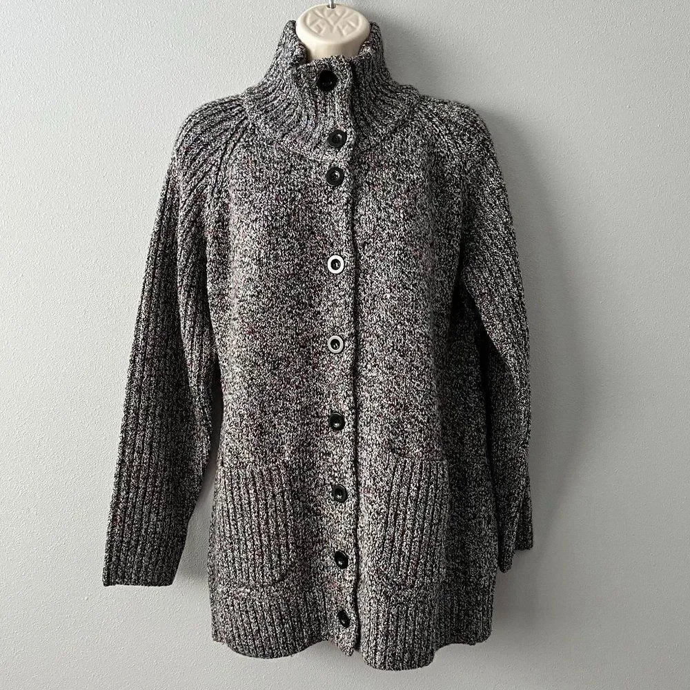 Draper's & Damon's Button Front Cardigan Sweater Size M